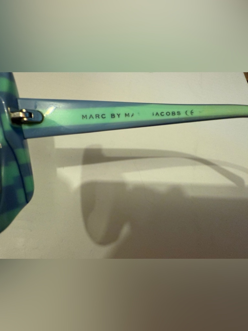 Marc by Marc Jacobs Sunglasses Green Gradient Oversized Chic Frames - Picture 5 of 9